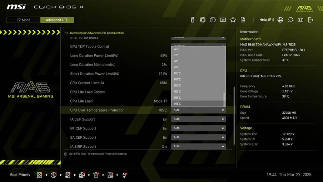 MSI MAG B860 TOMAHAWK WIFI-5